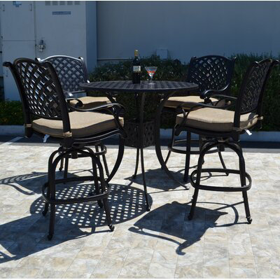 Nola Counter Height Dining Set by Darby Home Co