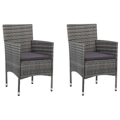 Patio Dining Armchair with Cushion by Red Barrel Studio