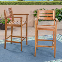 Aniyaha 30" Patio Bar Stool by Lark Manor