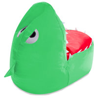 Kids Shark Bean Bag Chair Cover Only - Stuffed Animal Storage & Toy Organizer with Zipper - Plush Storage Kids Shark Bean Bag Cover only for Toddlers by Trule