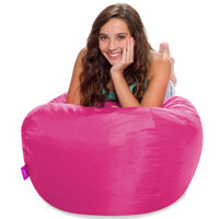 Bean Bag Chair Round Structured Seat for Toddlers and Kids, Comfy Chair for Gaming, Reading, and Watching TV, 100in Round Classic Chair, Multiple Colo by Trule