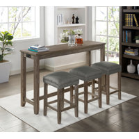 Halethorpe 4-Piece Counter Height Dining Table Set by Gracie Oaks