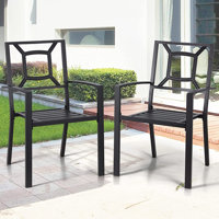 Karoll Stacking Armchair by Red Barrel Studio
