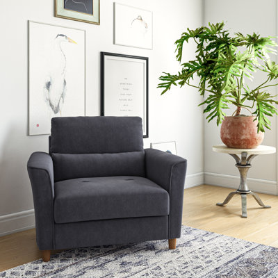 Alennah Upholstered Tufted Armchair by Winston Porter