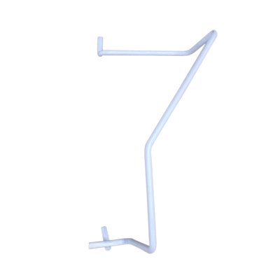White Metal Right Half Pocket Accessories for Greeting Card Post Card Calendars Magazine Display by Inbox Zero