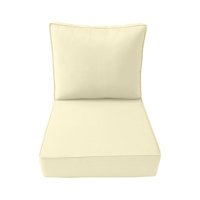 Covers Only Piped Trim Medium 24x26x6 Deep Seat + Back Slip - Ad005 by Trule