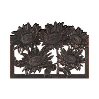 Kuebel Cast Iron Sunflower Chair by Alcott Hill