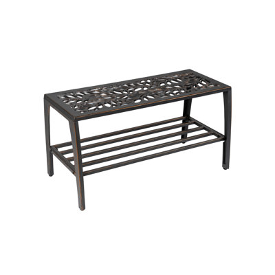 Alstone Flora Backless Bench by World Menagerie