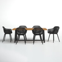 Filmore Rectangular 6 - Person 70.75" Long Dining Set