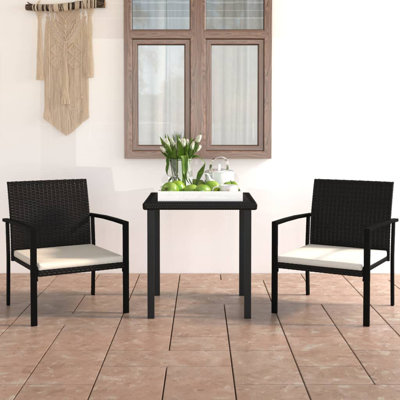 Khamiah Square 2 - Person Bistro Set with Cushions by Red Barrel Studio