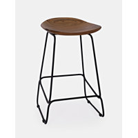 Gordonsville Solid Wood 23" Short Stool by The Twillery Co.