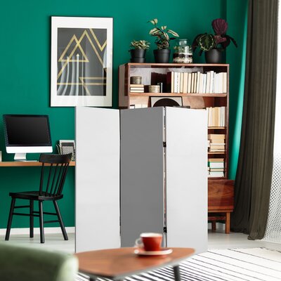 Kaen 4 Ft. Short Canvas Folding Screen