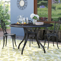 Usrey Aluminum Dining Table by Darby Home Co