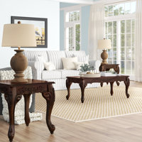 Bernardus Wood 3 Piece Coffee Table Set by Rosdorf Park