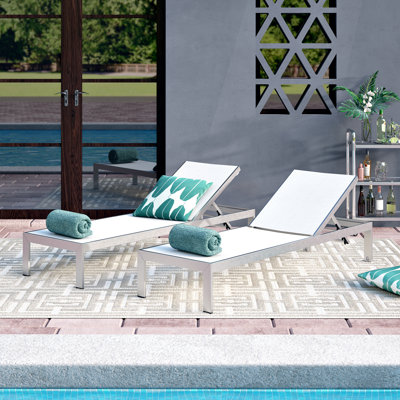 Shore Aluminum Outdoor Chaise by Modway
