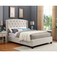 Dorthy Tufted Low Profile Standard Bed by Lark Manor