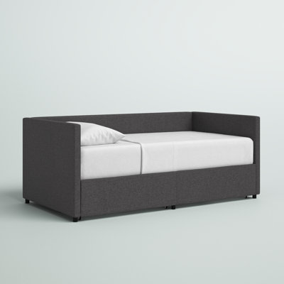 Dmitry Upholstered Daybed with Drawers by Ivy Bronx