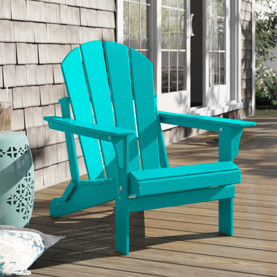 Shawnna Weather-Resistant Foldable Outdoor Adirondack Chair by Beachcrest Home