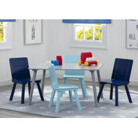 Kids Rectangular Play / Activity Table Chair Set by Delta Children
