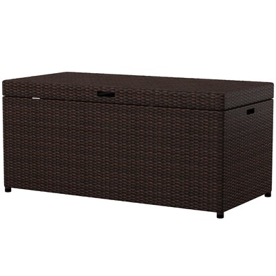 Adelita Wicker Deck Box by Latitude Run