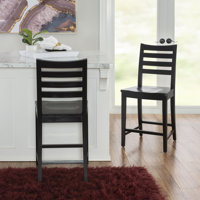Sandra Solid Beech Wood 24" Seat Counter Stool by Sand & Stable