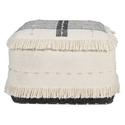 Mcglynn 18" Wide Square Pouf Ottoman by Union Rustic