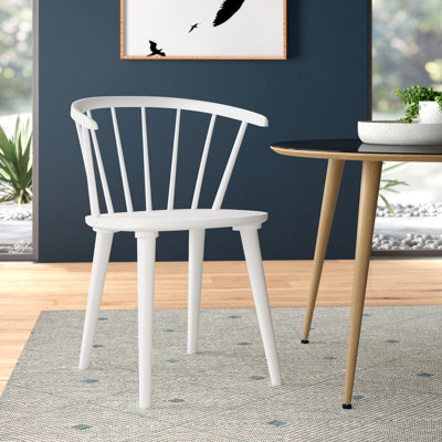 Demi-Lee Solid Wood Windsor Back Side Chair by George Oliver