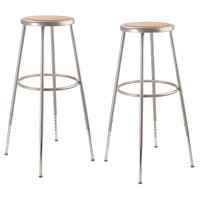 Height Adjustable Lab Stool by National Public Seating