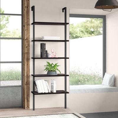 Flythe 70.9" H x 23.6" W Metal Ladder Bookcase