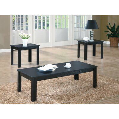 Kerra-Leigh Table Set, 3pcs Set, Coffee, End, Side, Accent, Living Room, Laminate, Transitional by Red Barrel Studio