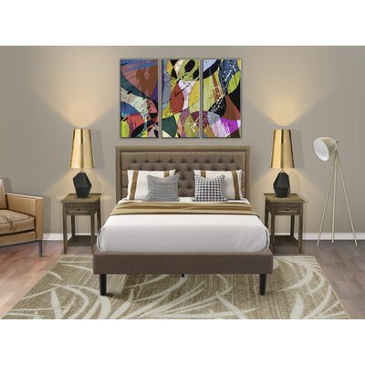 Almat Upholstered Platform 3 Piece Bedroom Set by Winston Porter