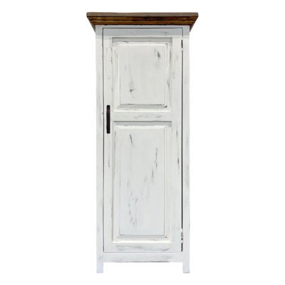 Uller Solid Wood 1-Door Accent Cabinet by August Grove