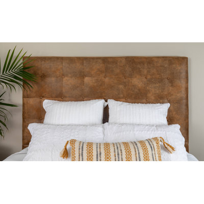 Salm Upholstered Panel Headboard by Latitude Run