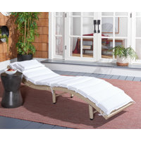 Laterrian 25.2" Long Reclining Single Chaise with Cushions by Red Barrel Studio