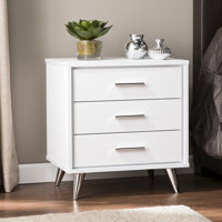 Blouin 3 - Drawer Nightstand by Orren Ellis