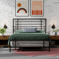 Mcintosh Industrial Metal Snap Assembled Bed Frame by 17 Stories