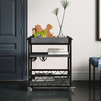 Zona Bar Cart by Mercury Row