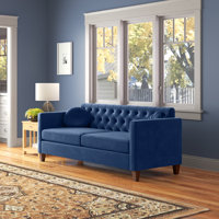 Prady 79.5" Velvet Square Arm Sofa