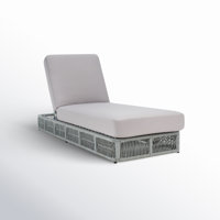 Langley Outdoor Chaise Lounge by Joss & Main