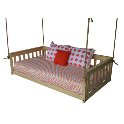Carol Mission Hanging Daybed by Rosecliff Heights