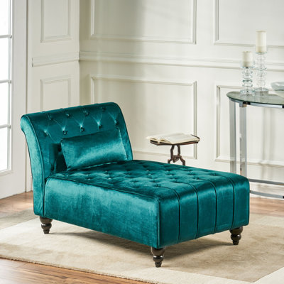 Andrews Tufted Armless Chaise Lounge by Mercer41