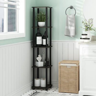 Juarez 57.7" H x 11.6" W Plastic Standard Bookcase