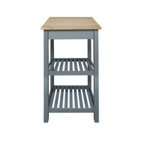Herriott 40" Solid Wood Prep Table by August Grove