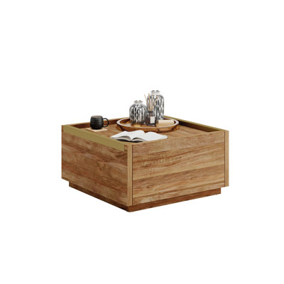 Tylor Block Coffee Table by Union Rustic