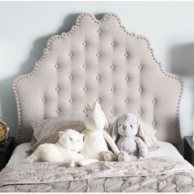 Gedeone Upholstered Panel Headboard by Charlton Home