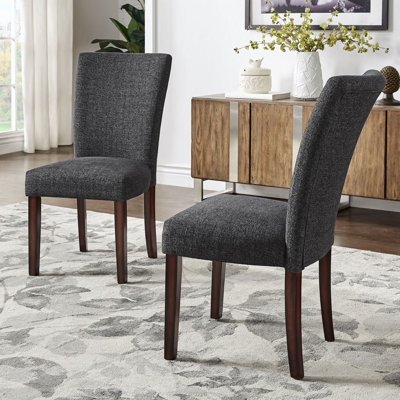 Lancaster Upholstered Side chair by Three Posts