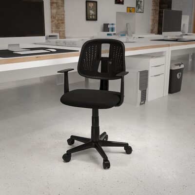 Meridian Mid-Back Swivel Mesh Task Office Chair with Pivot Back by Flash Furniture