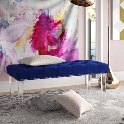 Stockbridge Upholstered Bench by House of Hampton