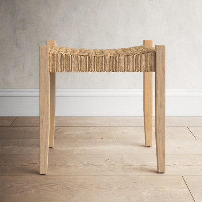 Kathleen Solid Wood Vanity Stool