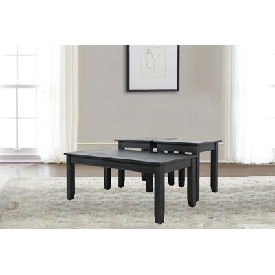 Carthage 3 Piece Coffee Table Set by Red Barrel Studio